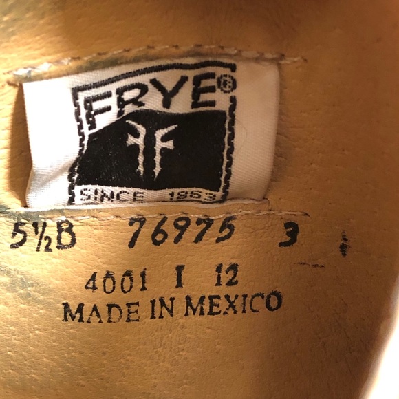 SOLD! Gorgeous FRYE Lindsey Plate Cognac Distressed Boot - Picture 13 of 15